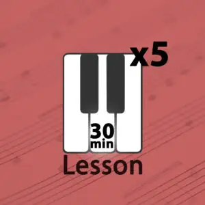 5-lesson package 30 minutes