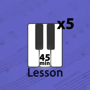 5-lesson package 45 minutes